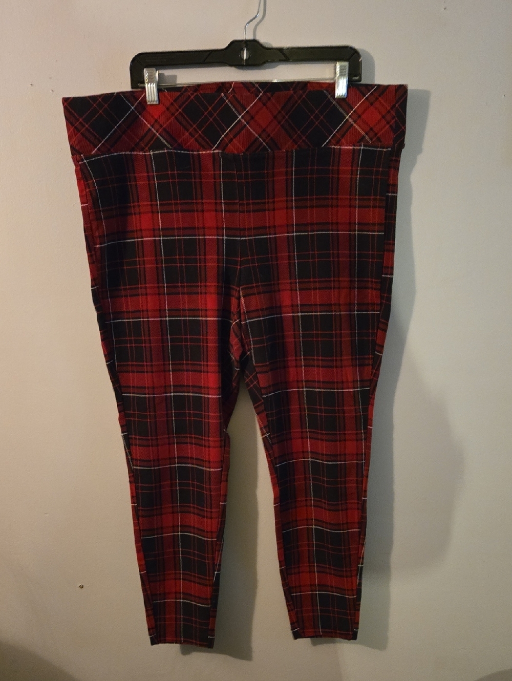 torrid Red and Black Plaid Leggings